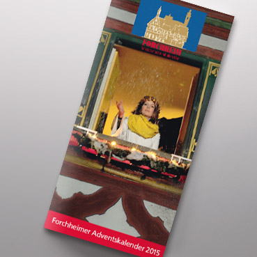 Infoflyer Forchheim Flyer zum Forchheimer Adventskalender 2016 - Gestaltung Olli Lotz